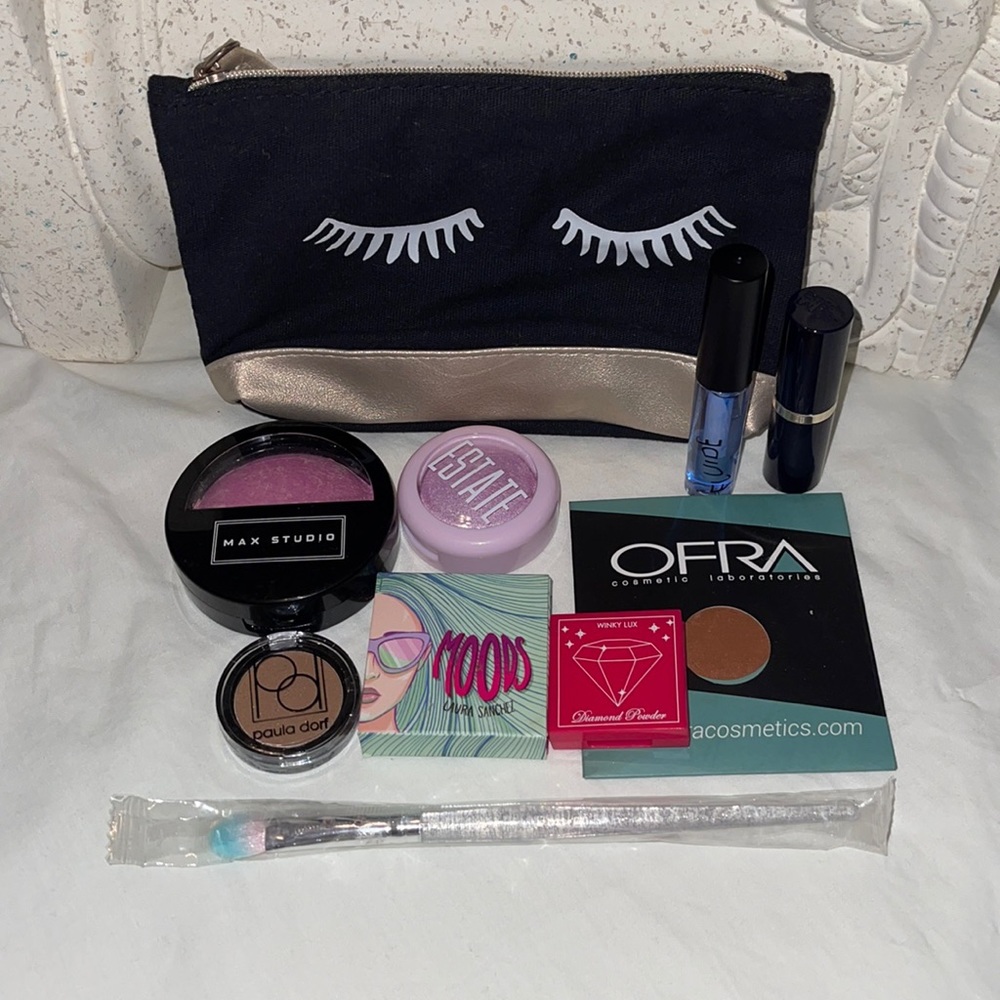 Ipsy bag and makeup lot
